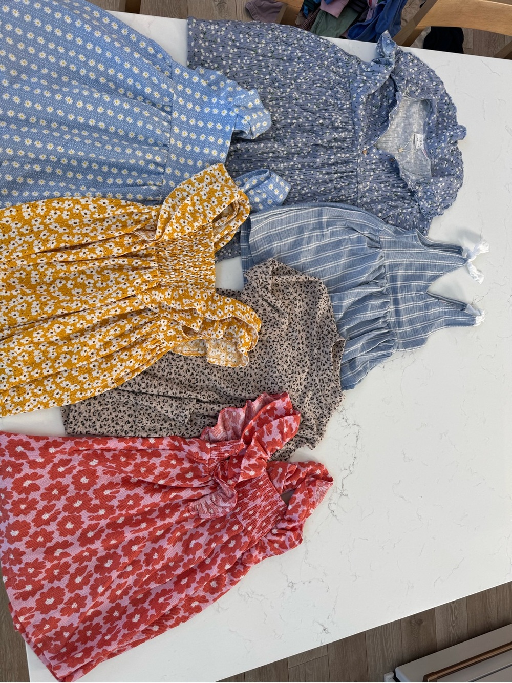 6 Zara Girls Dress Bundle. Size 4 - 5T. Great condition